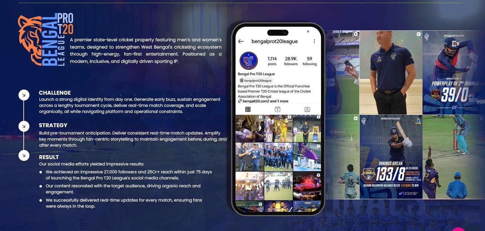 Bengal Pro T20 League Season 1 case report page