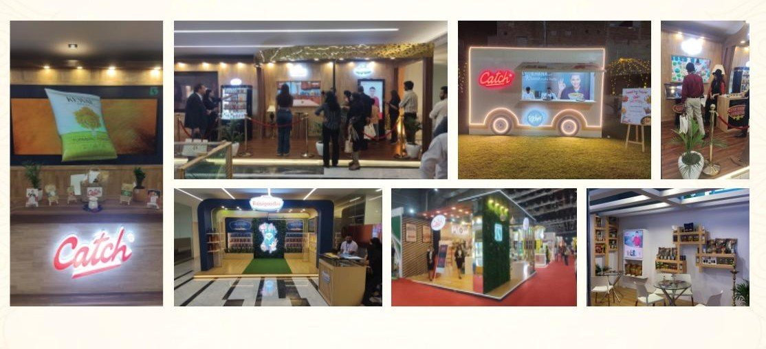 DS Group indoor activation: Catch, Pass Pass and Rajnigandha experience zones