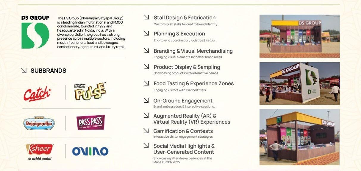 DS Group portfolio page from the Paperplanes Studio deck