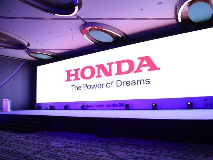 The Honda Annual Supplier Convention stage