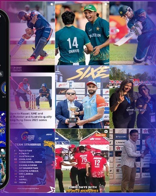 Hong Kong Sixes match and trophy photos