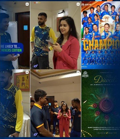 Odisha Pro T20 League players and champions posts